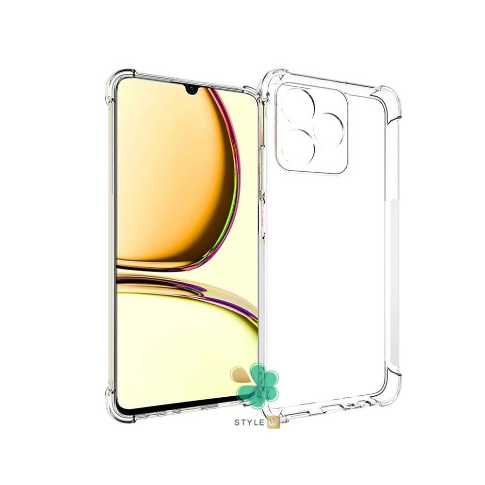 قیمت و بررسی کیس گوشی ایربگ دار مدل محافظ لنز دار برای Realme C53- آنتی شوک و ضدضربه 